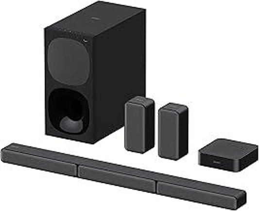 Sony HT-S40R 5.1ch 600W Soundbar für TV mit Subwoofer und kabellosem Rear Speaker mit Bluetooth