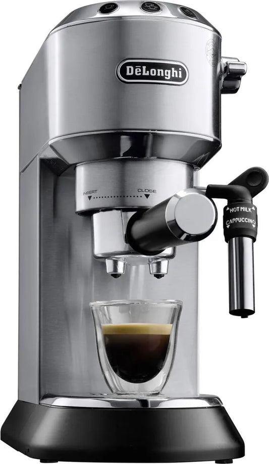 DeLonghi EC685.M Dedica Style Siebträger Espressomaschine silber
