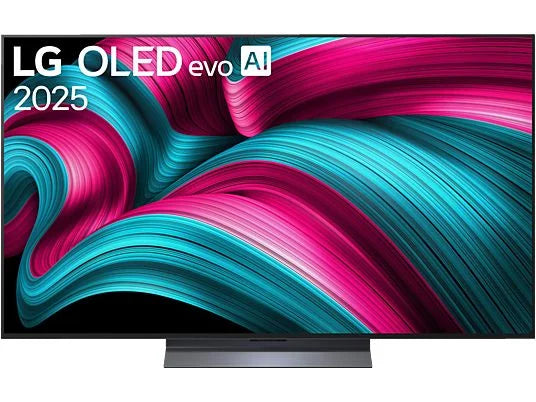 55 Zoll LG OLED evo AI C5E 4K Smart TV 2025 + 5.1-Kanal LG Home Theater Soundbar DS60TR mit Surround-Sound und hinteren Lautsprechern
