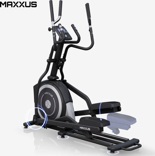 MAXXUS Crosstrainer CX 7.8 - 26 kg Schwungmasse, Magnetbremssystem, 16 Widerstandsstufen, LCD-Display, Bluetooth und APP-Steuerung, bis 180 kg
